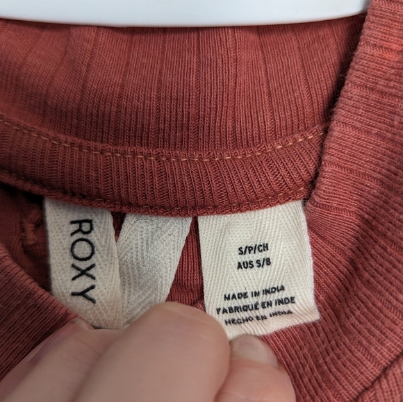 FWP Roxy Mockneck Crop Top Size Small - Picture 2 of 5